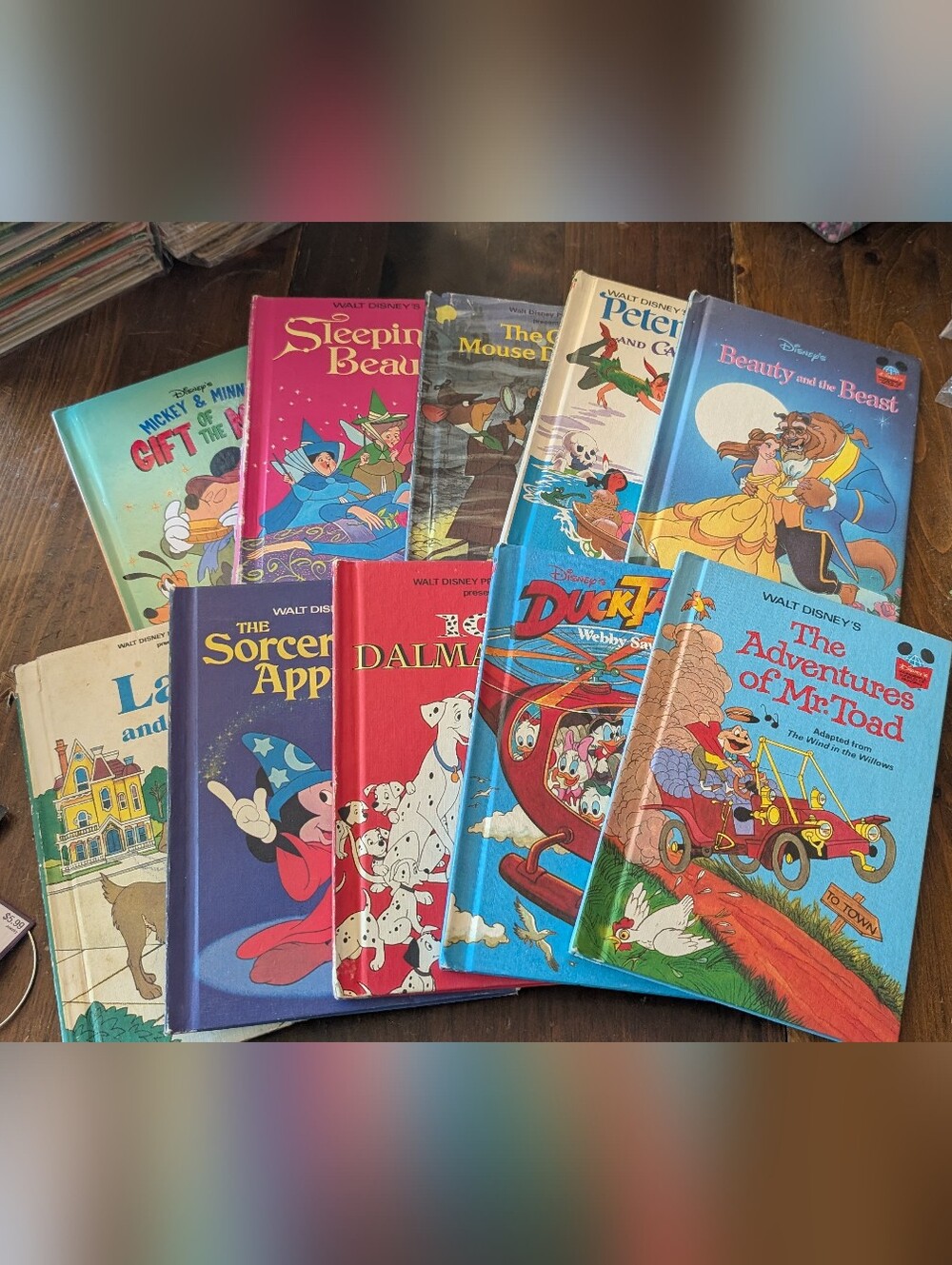 Vintage Walt Disney Classic Storybook Lot - Colorful Hardcover Collection